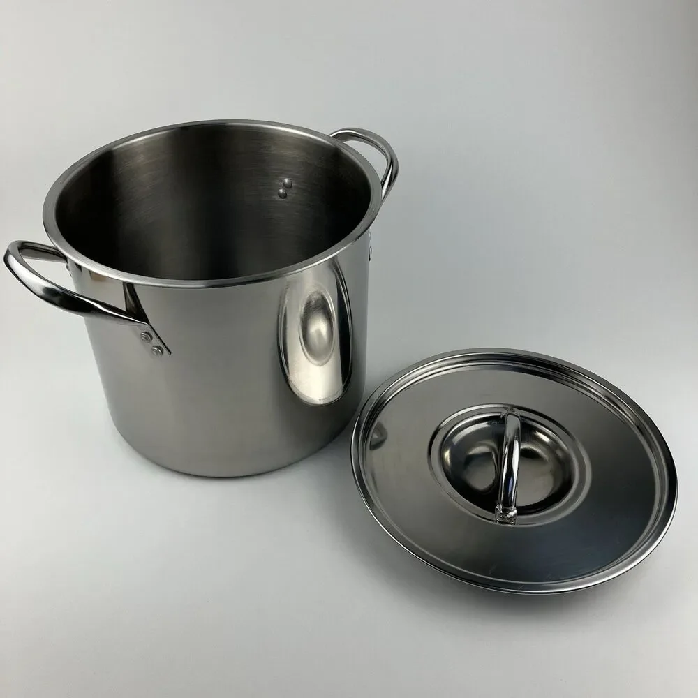 Heavy Duty Stainless Steel Cooking Pot /w Lid